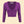 Kinny & Howie Cropped Length 3/4 Sleeve Cardigan in Purple
