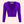 Kinny & Howie Cropped Length 3/4 Sleeve Cardigan in Violet Purple