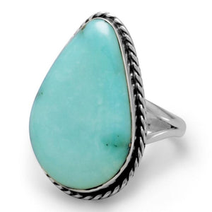 Kinny & Howie Freeform Turquoise Ring
