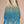 Boho Crochet Blue and White Ombre Beach Tote with Fringe