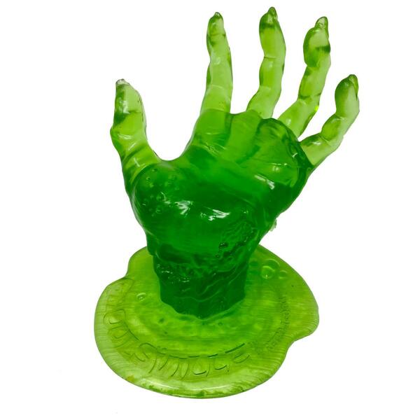 Ghoulsville Zombie Display Hand in Radioactive Green