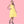 Bettie Page Yellow Cross Strap Swing Dress