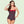 Bettie Page Vintage Style Pin Up Retro Black & Red Polka Dot One Piece with Collar
