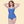 Esther Williams Vintage Style Blue Polka Dot One Piece Swimsuit