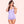 Esther Williams Vintage Style Lilac Polka Dot One Piece Swimsuit