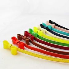 Mini Bow Buckle Skinny Belt-4 Colors Available