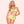 Esther Williams Yellow Floral Needlepoint Print Bikini Set